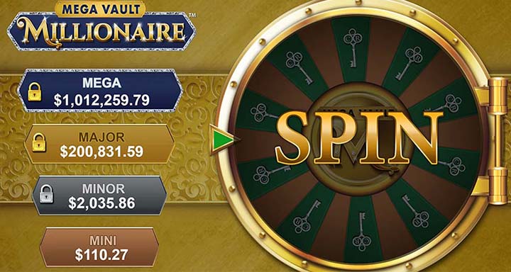 Mega Vault Millionaire - Jackpots de la roue progressive