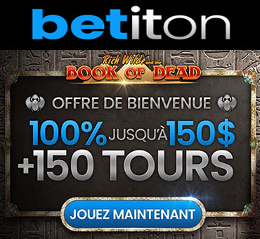 Betiton et 150 tours gratuits Book of Dead