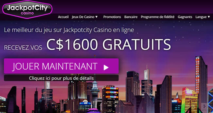 Jackpot City casino bonus