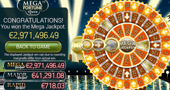 Roue Mega Fortune de NetEnt