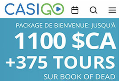 Tour gratuit sur CasiGO