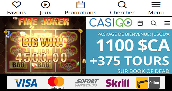 Bonus machine à sous Fire Joker