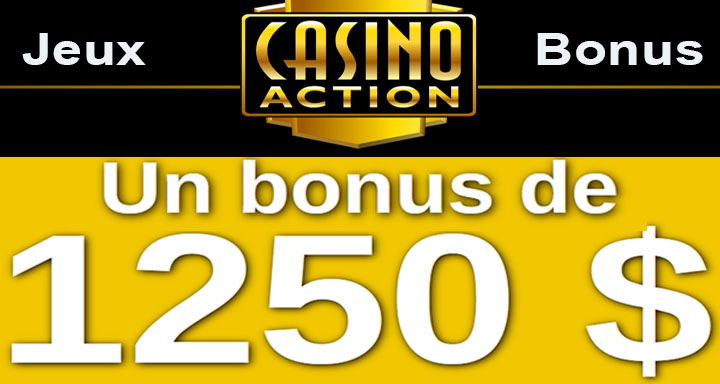 Casino Action 1250 bonus gratuits