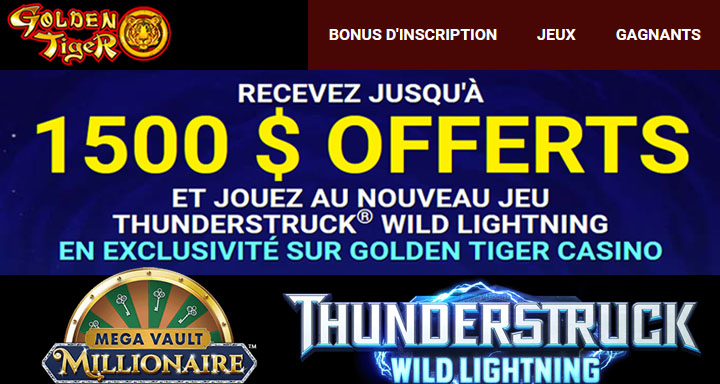 Golden Tiger casino bonus avis