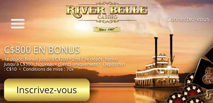 River Belle casino vintage en ligne