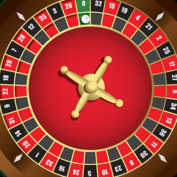 Jeu payant à la roulette