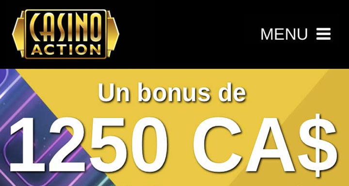 Casino Action bonus de machines à sous