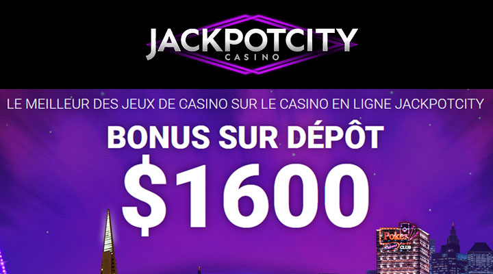 Jackpot City casino bonus et Mega Moolah