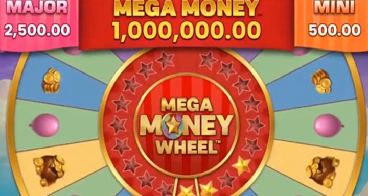 1 million à gagner sur Mega Money Wheel