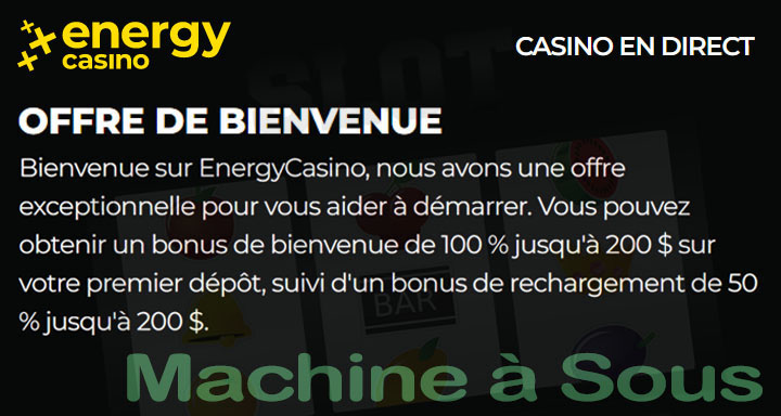 Energy Casino en Français au Québec