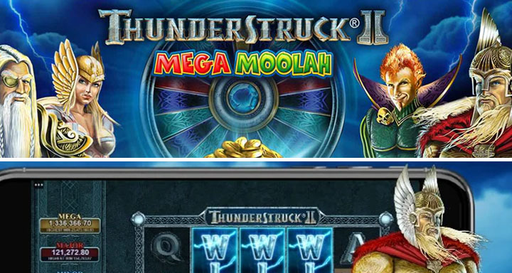 Jeu de machine à sous Mega Moolah Thunderstruck 2