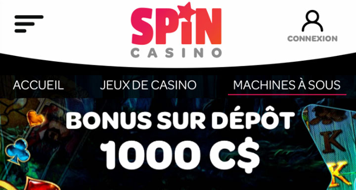 Spin Casino pour les joueurs du Canada
