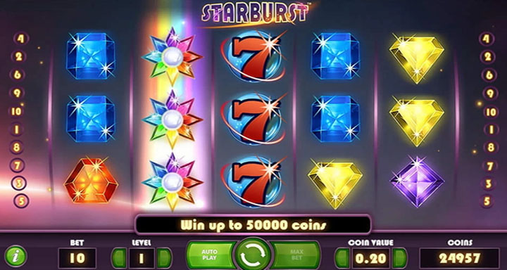 Machine à Sous Starburst sur Android