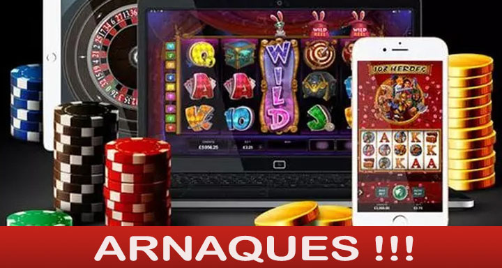 Jeu et arnaques sur des casinos en ligne