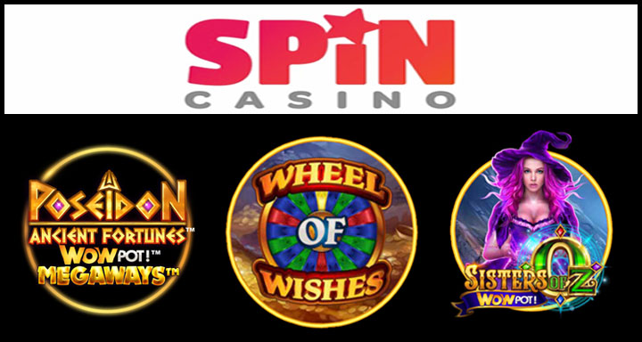 Série des jeux WowPot chez Spin Casino