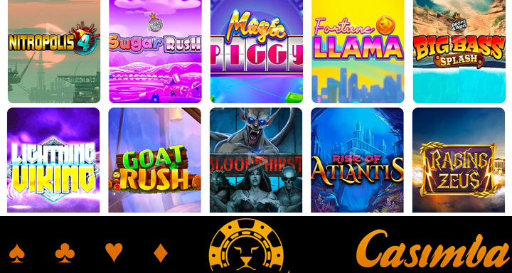 Casino Casimba et jeux NetEnt