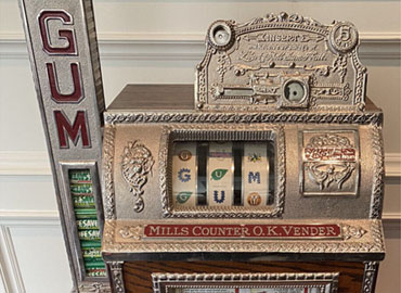 Une des Mills Novelty machines à sous à chewing-gum