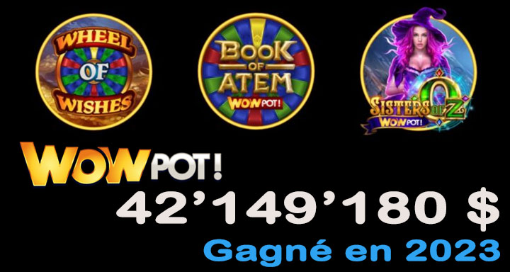 WowPot jackpot record mondial gagné en décembre 2023