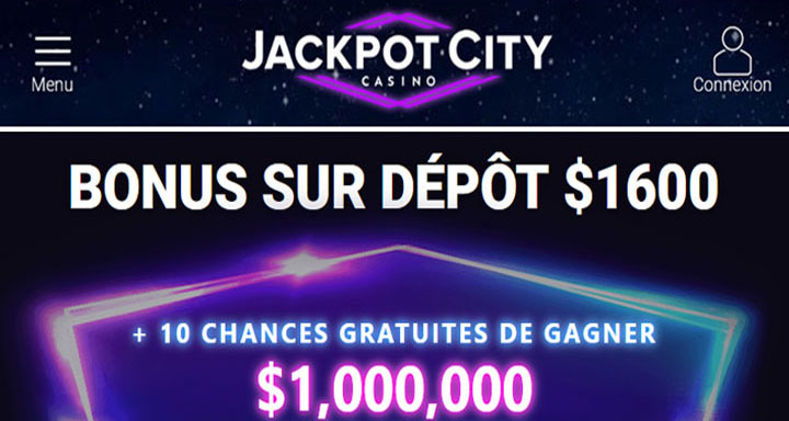 Jackpot City Casino Bonus au Canada